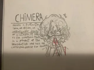 Desenhos de mil anos atrás dos meus ocs principais