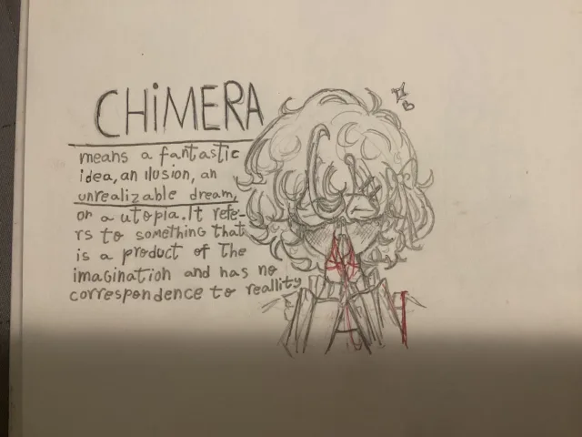 Desenhos de mil anos atrás dos meus ocs principais