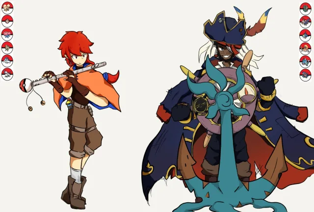 Design de Treinadores Pokemon