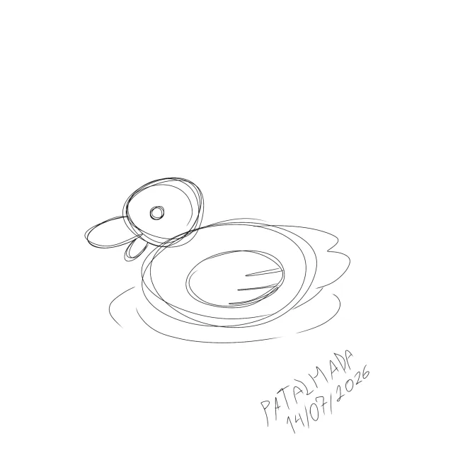 Um pato belíssimo