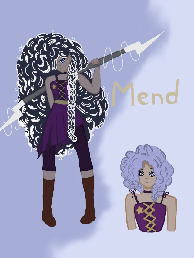 Mend, menina do povo do ar