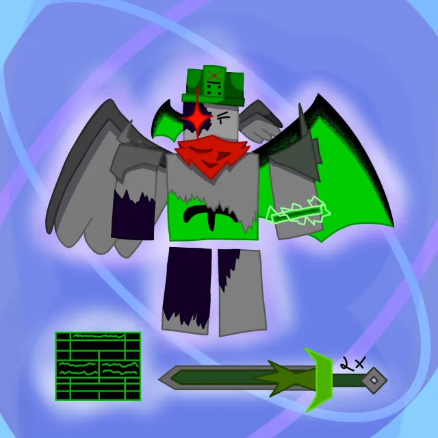 Um redesign de um personagem pra um jogo q to fazeno