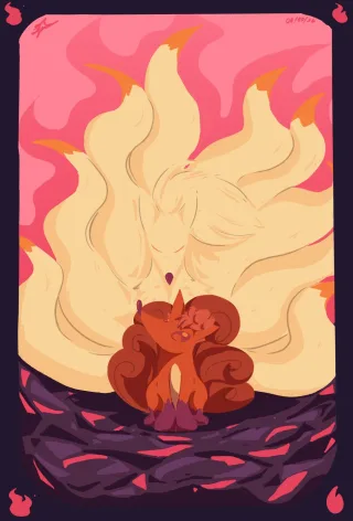 Vulpix e Ninetales Card