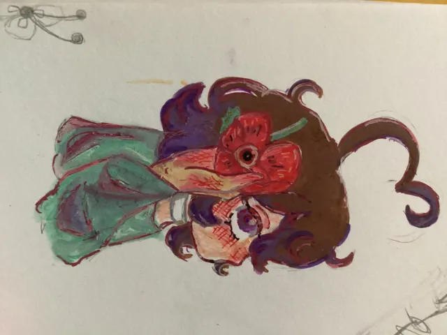 Desenho da minha OC de alien stage