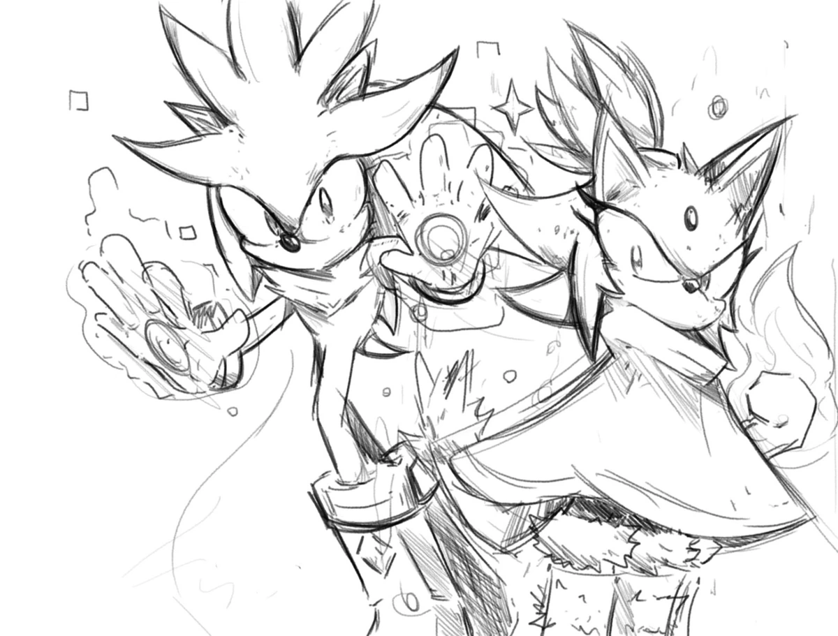 Silver e Blaze(doodles)