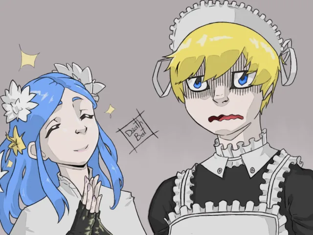 Ky(vestido de maid) e Dizzy