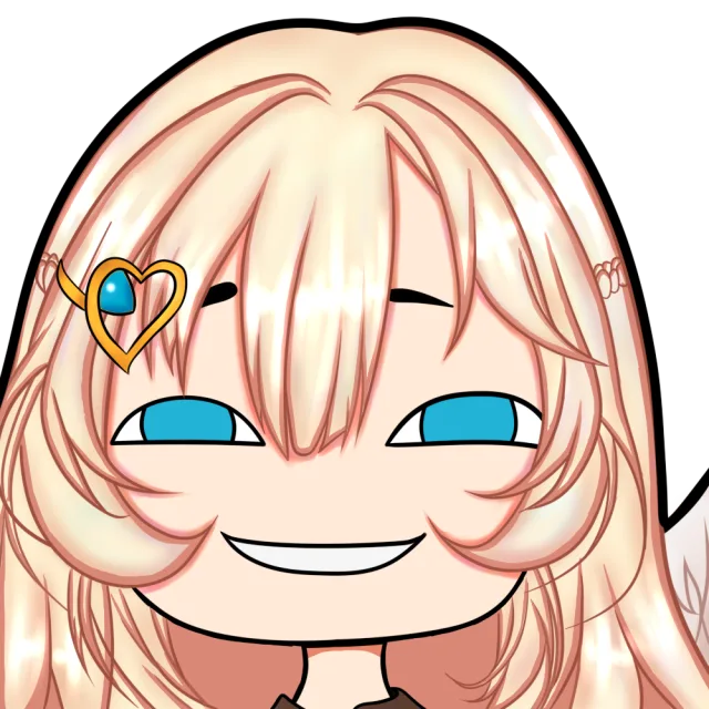 Commissioned emote from vtuber Kirari (Anya face)