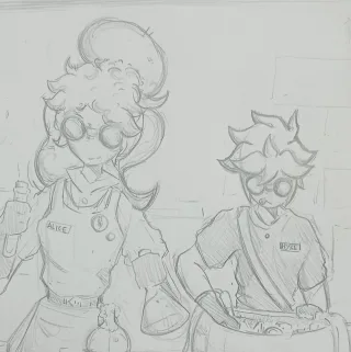 Hyre e Alice Doodles