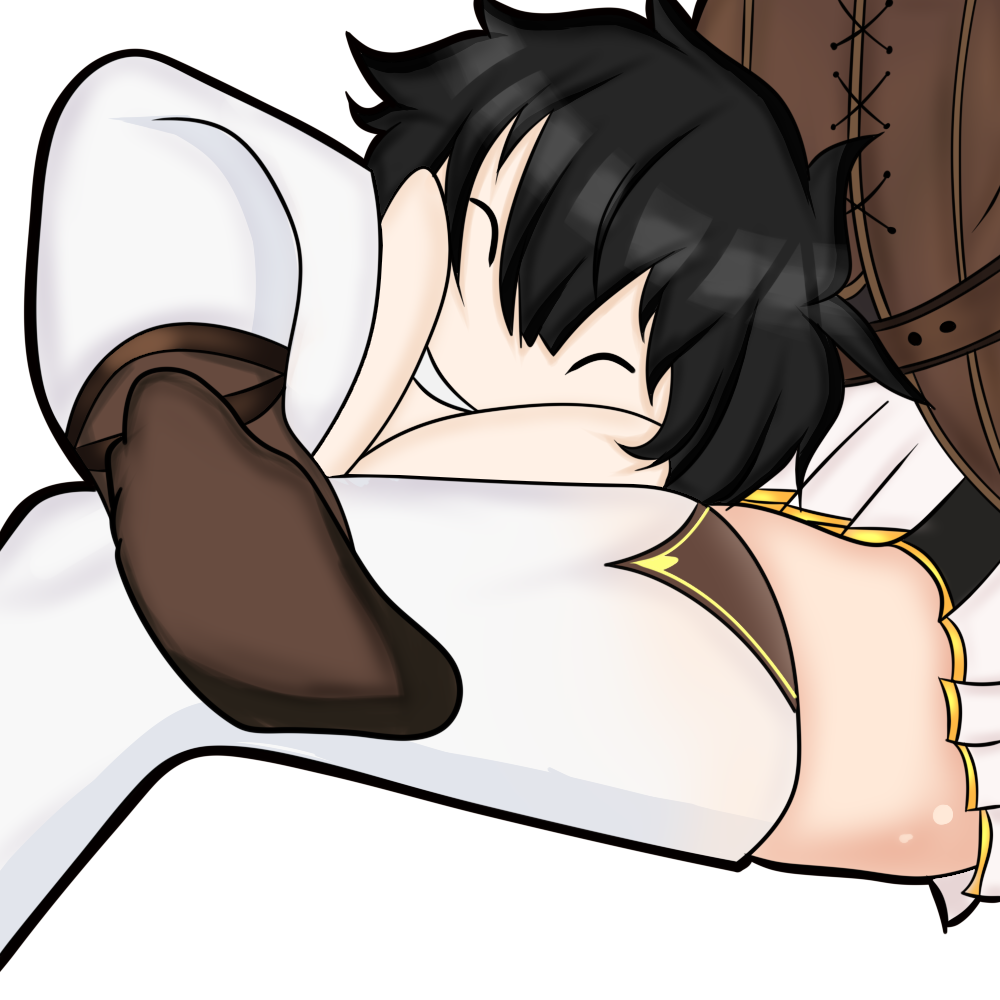 Commissioned emote from vtuber Kirari (Hugging With Legs)