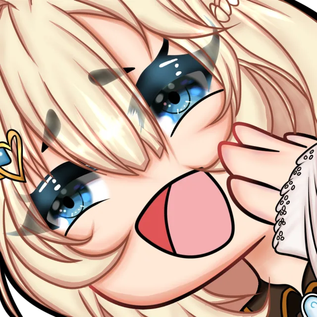 Commissioned emote from vtuber Kirari (Laughing)