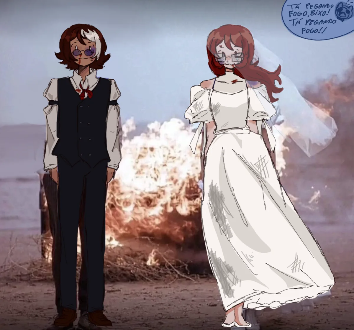 Top coisas que aconteceriam no casamento desses caras/ Hora de aventura