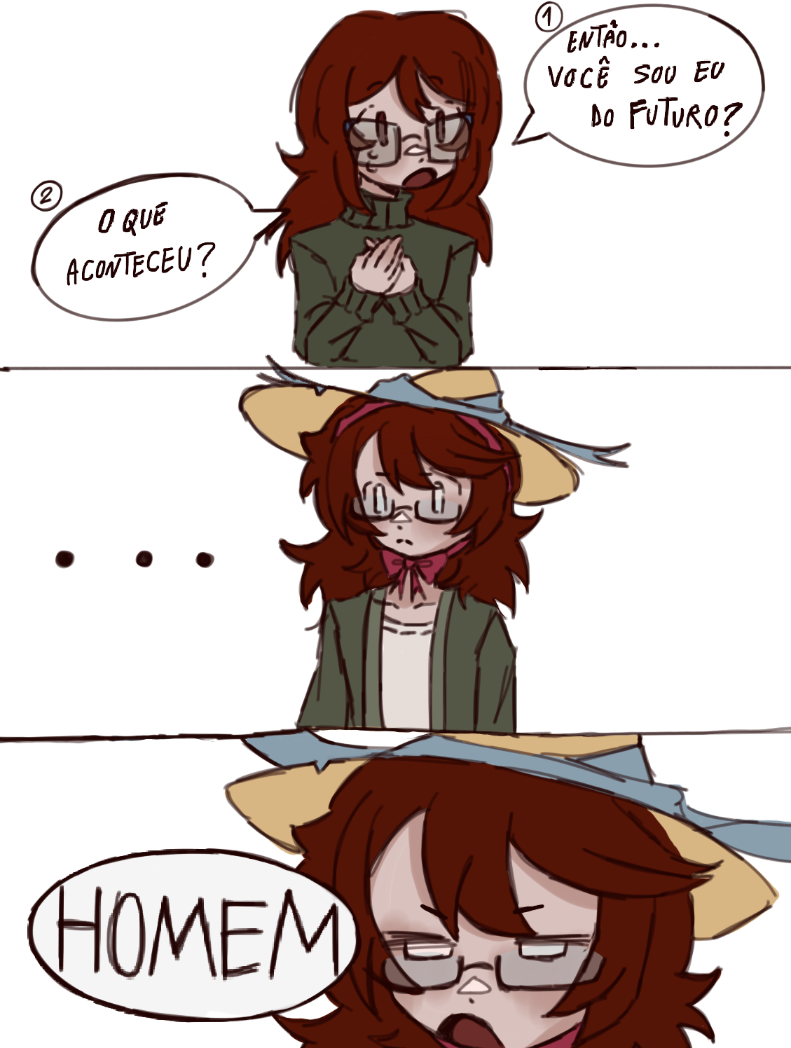 “Oque aconteceu?”/ Hora de aventura Betty grof