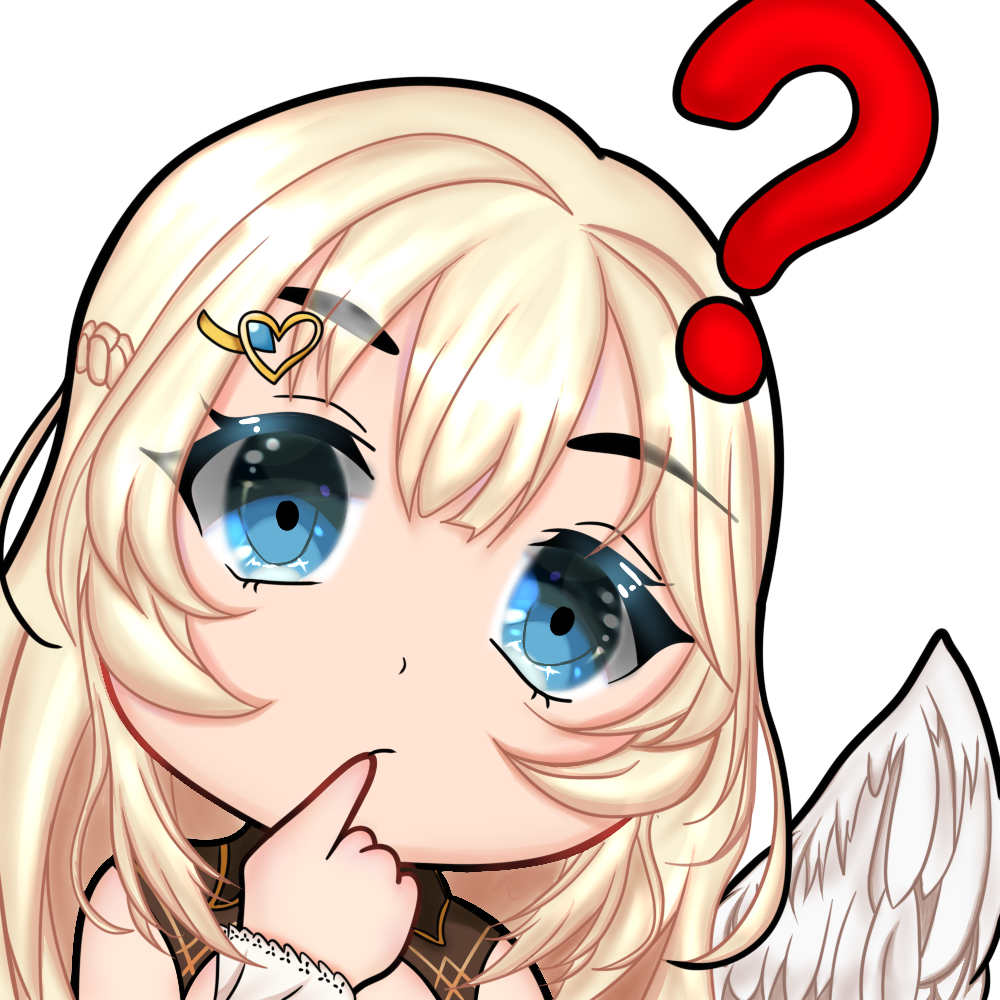 Commissioned emote from vtuber Kirari (Question)