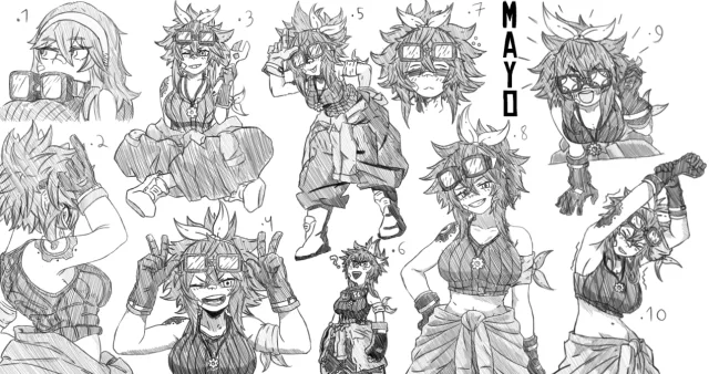 Folha de Sketchs (Mayo)