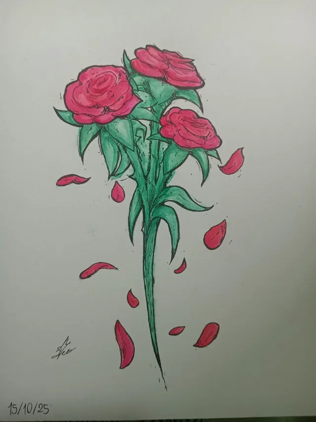 Rosas (aquarela)