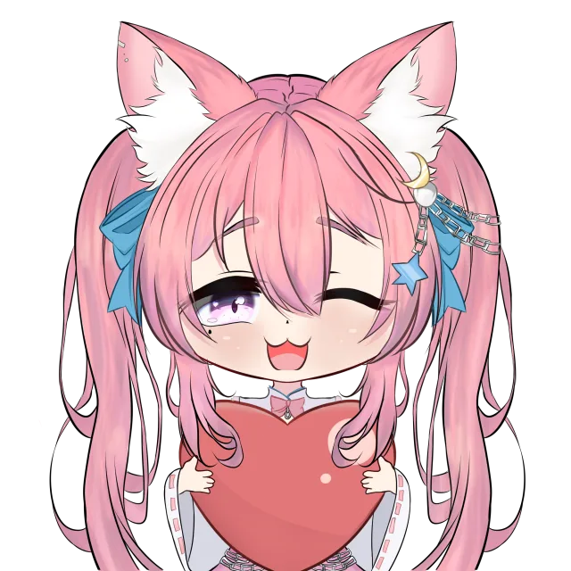 Commission art panel credits vtuber Mayuura