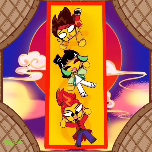 traffic light trio lmk!!!