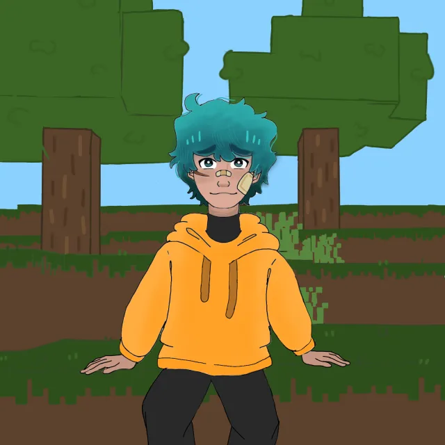 Fanart do yuutto q eu fiz no meu poket