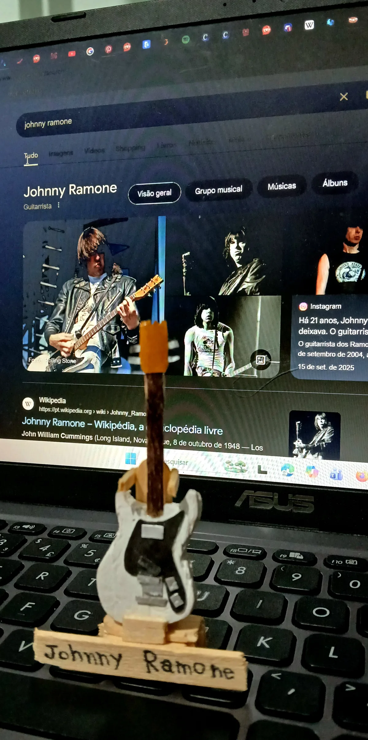 Replica da guitarra do Johnny Ramone
