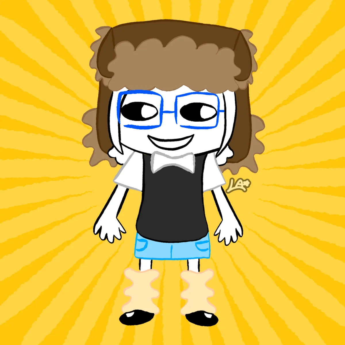 PaRappa the Rapper mais com a minha oc