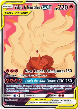 Vulpix e Ninetales Card