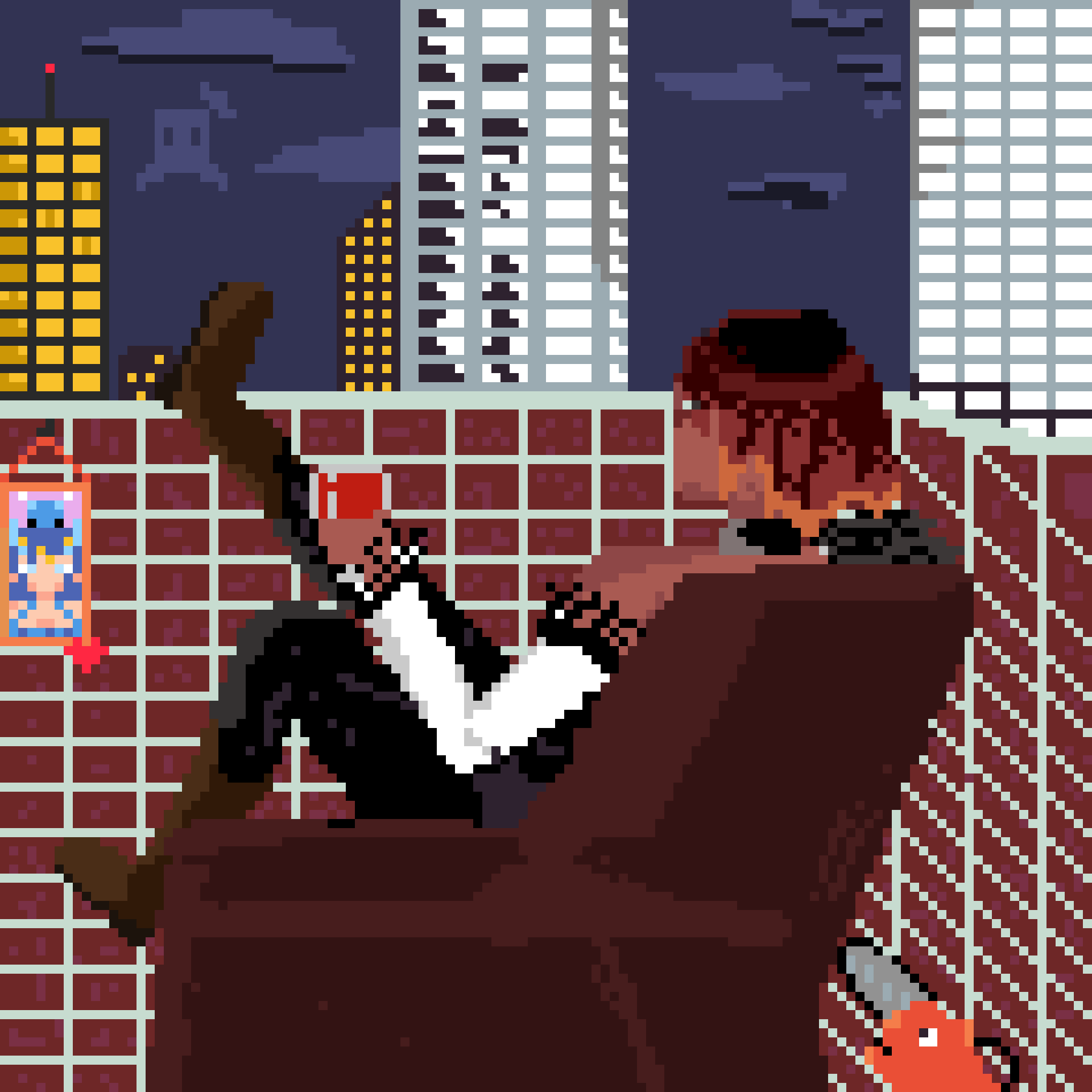 Pixel art Fanart vtuber: ItsMirai