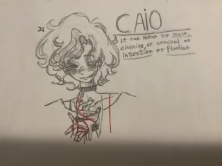 Desenhos de mil anos atrás dos meus ocs principais