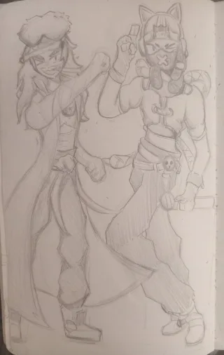 Desenhos do meu sketchbook