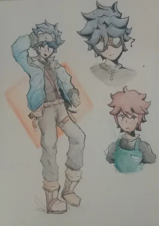 Watercolor doodles