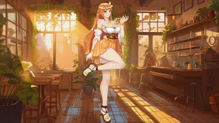 Wallpaper Autumn girl