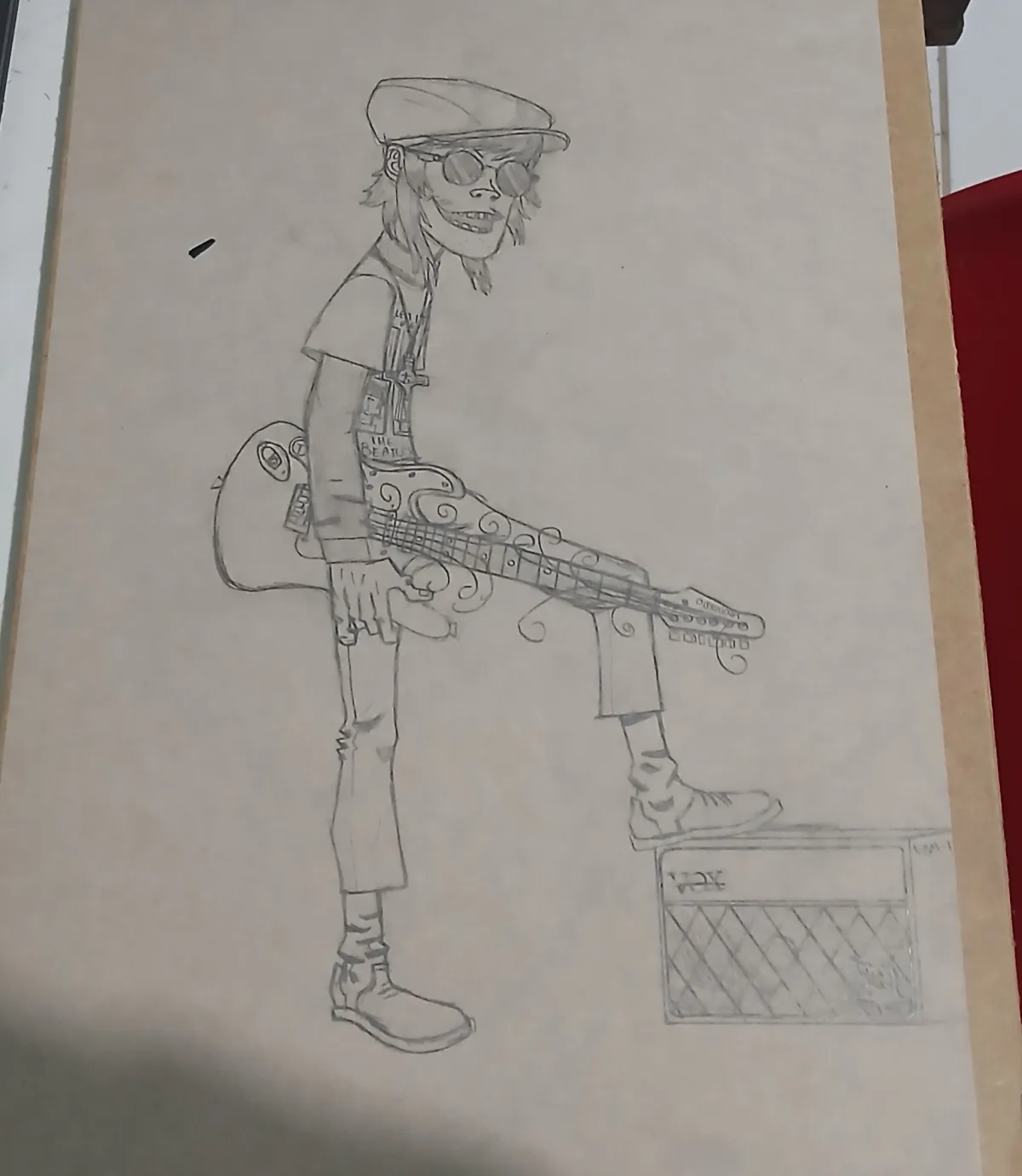 Arte no papel croquis