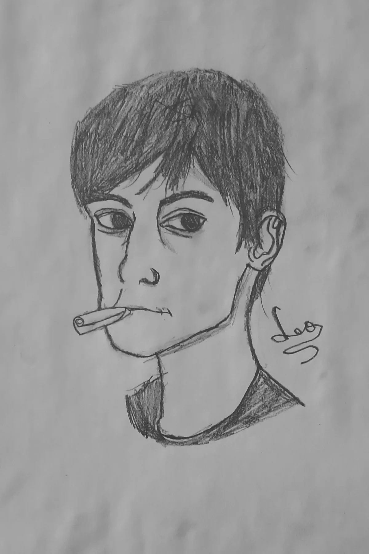 Praticando auto retrato