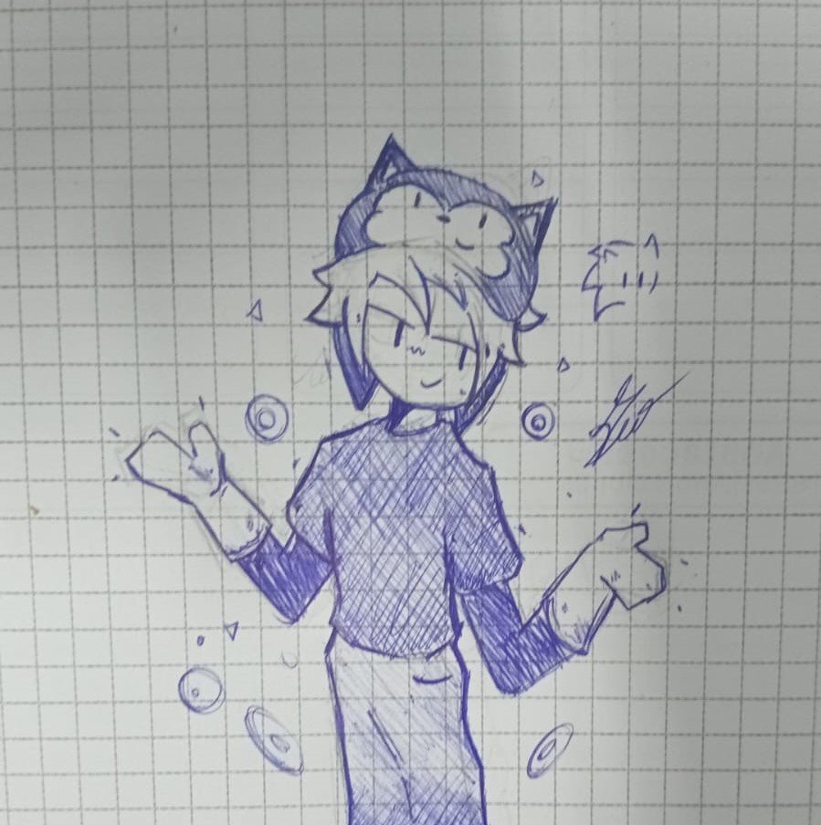 Desenhos aleatórios no papel