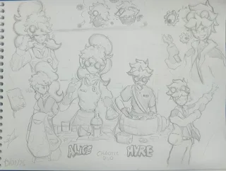 Hyre e Alice Doodles