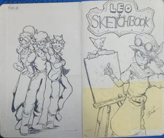 Capa do sketchbook