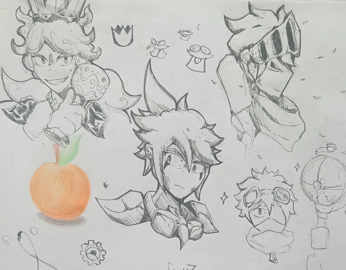 Character ink doodles