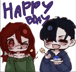 Arte de aniversário + arte de dia de seu valentim