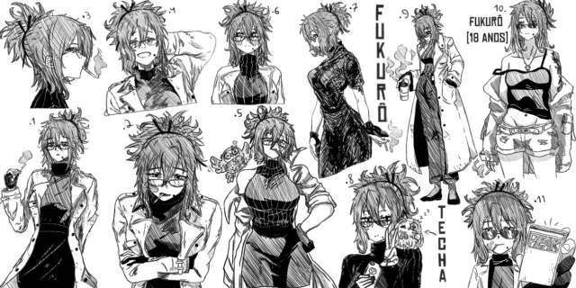 Folhas de Sketchs (Fukurô)