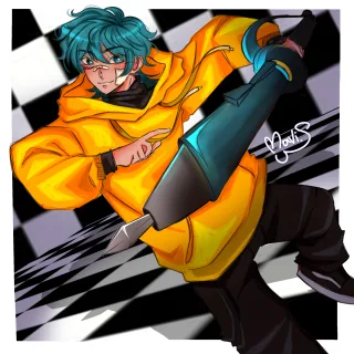 Fanart para Yuutto (A maior arma do artista é a criatividade e a caneta)