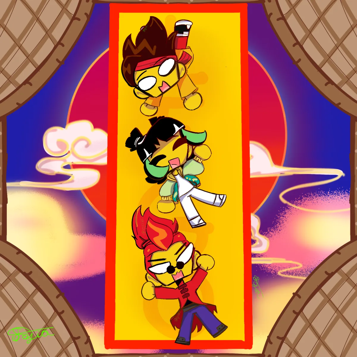 traffic light trio lmk!!!